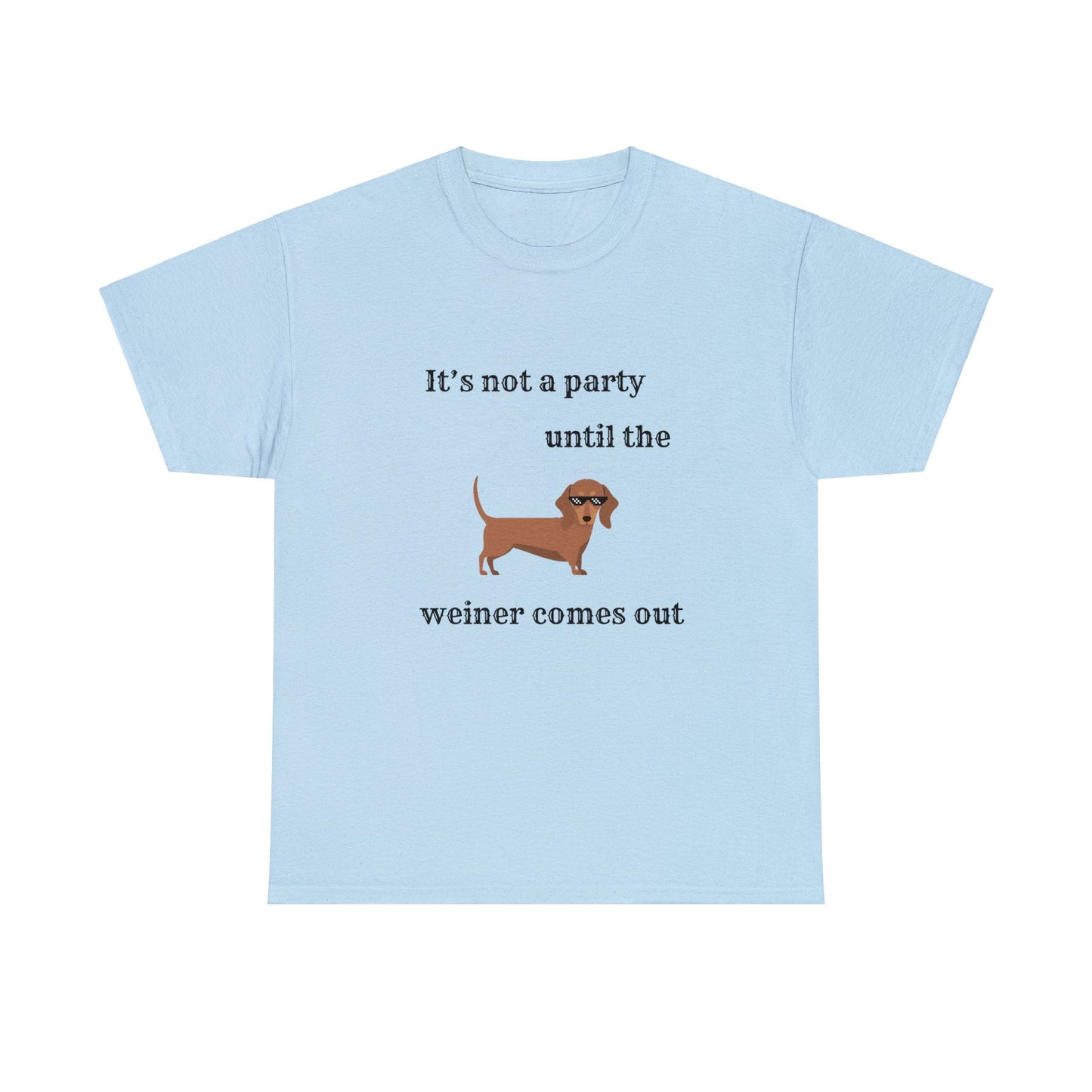 Dachshund Weiner Party Short Sleeve Tee