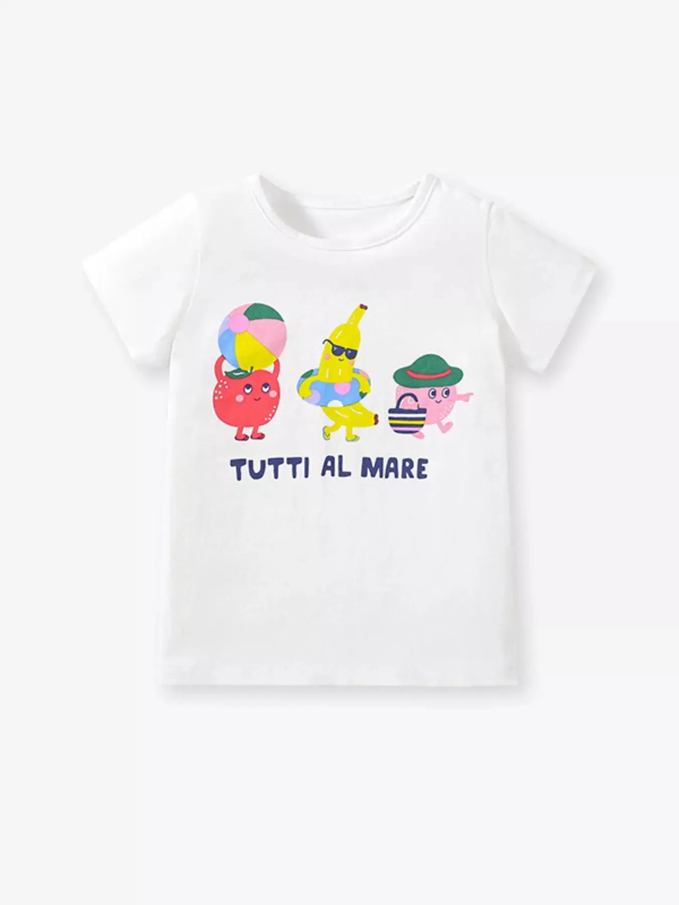 Children's Cute Cartoon Graphic Short Sleeve T-Shirt Simply Love