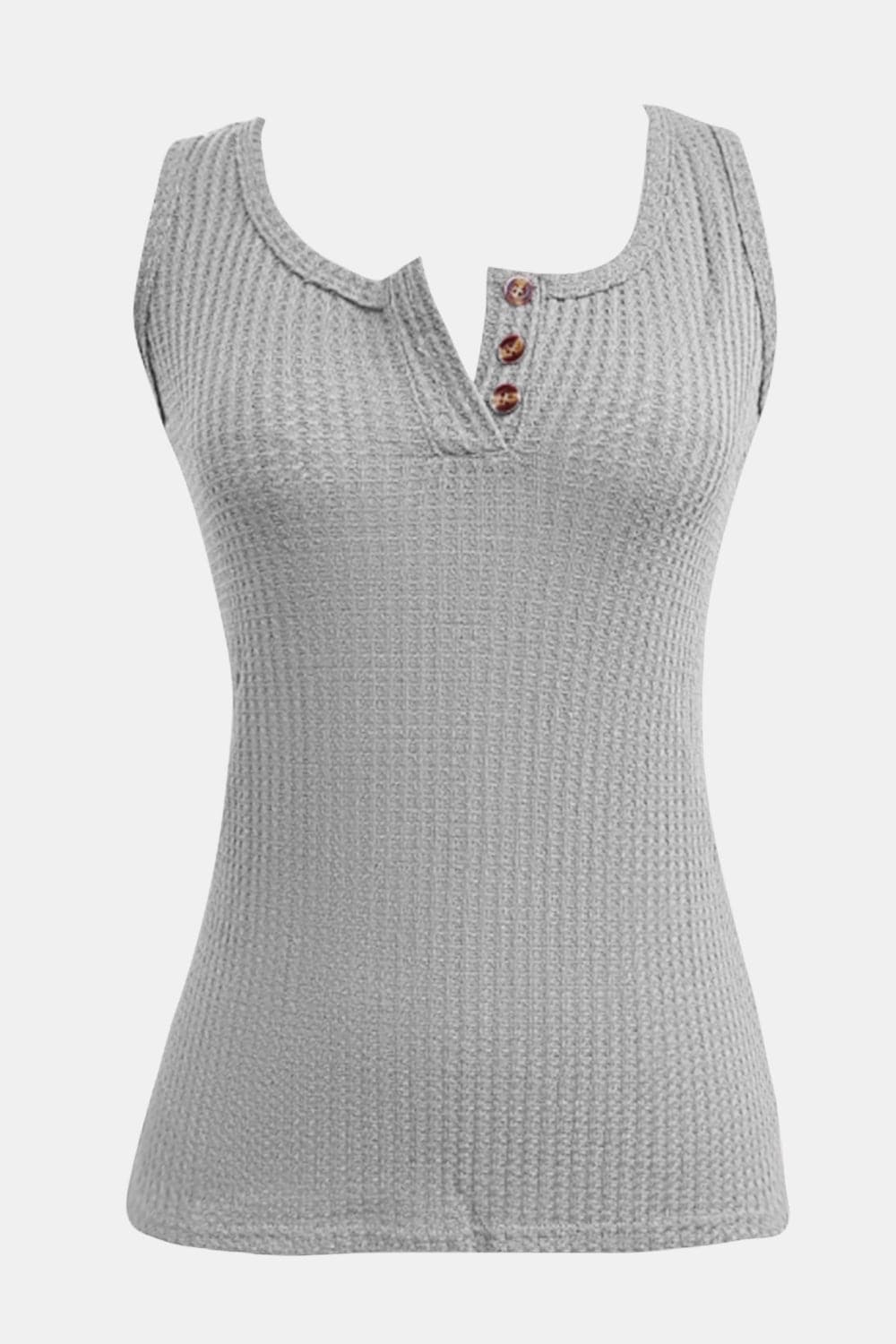 Full Size Textured Wide Strap Tank.