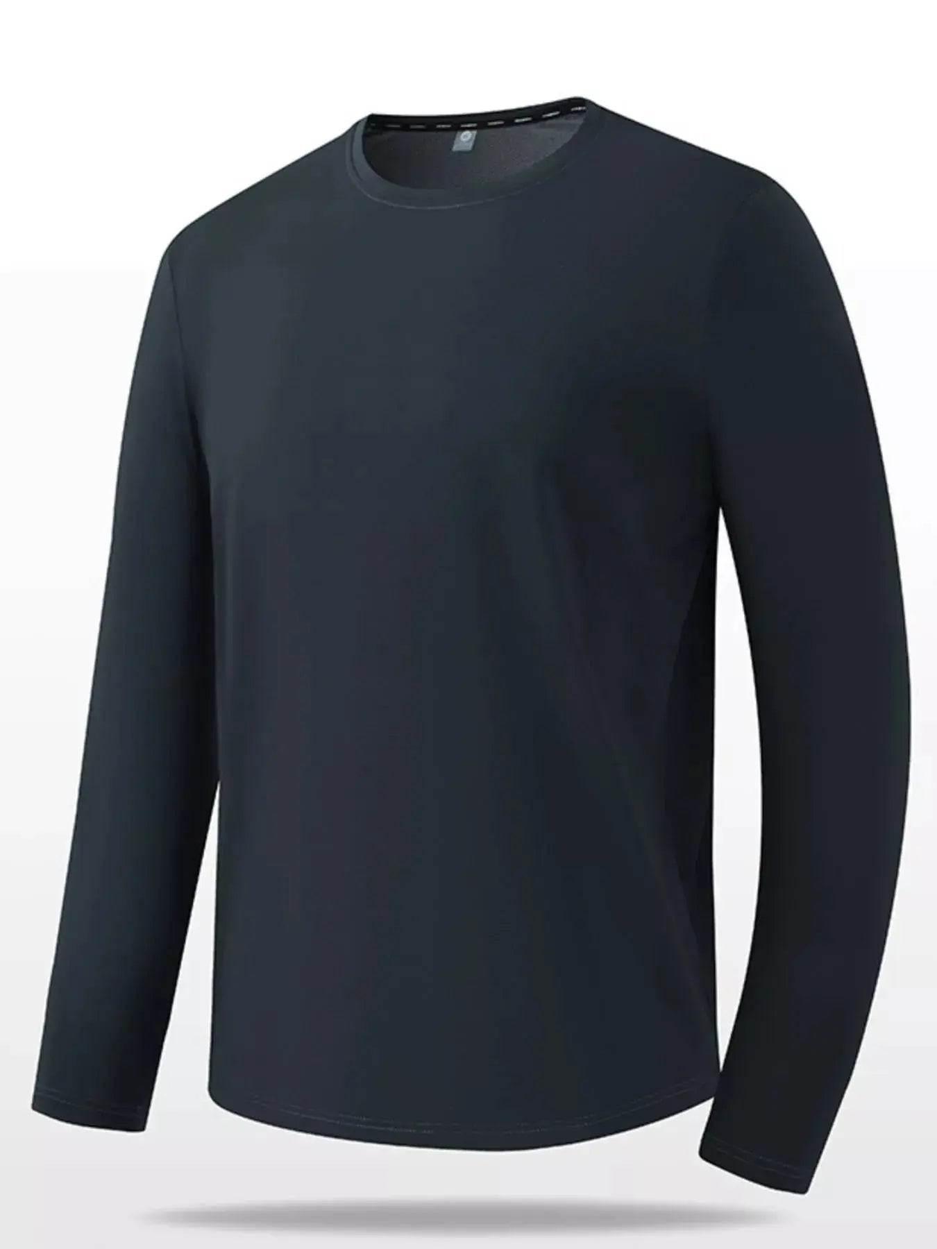 Men's Plus Size Solid Color Long Sleeve Casual T-Shirt Simply Love