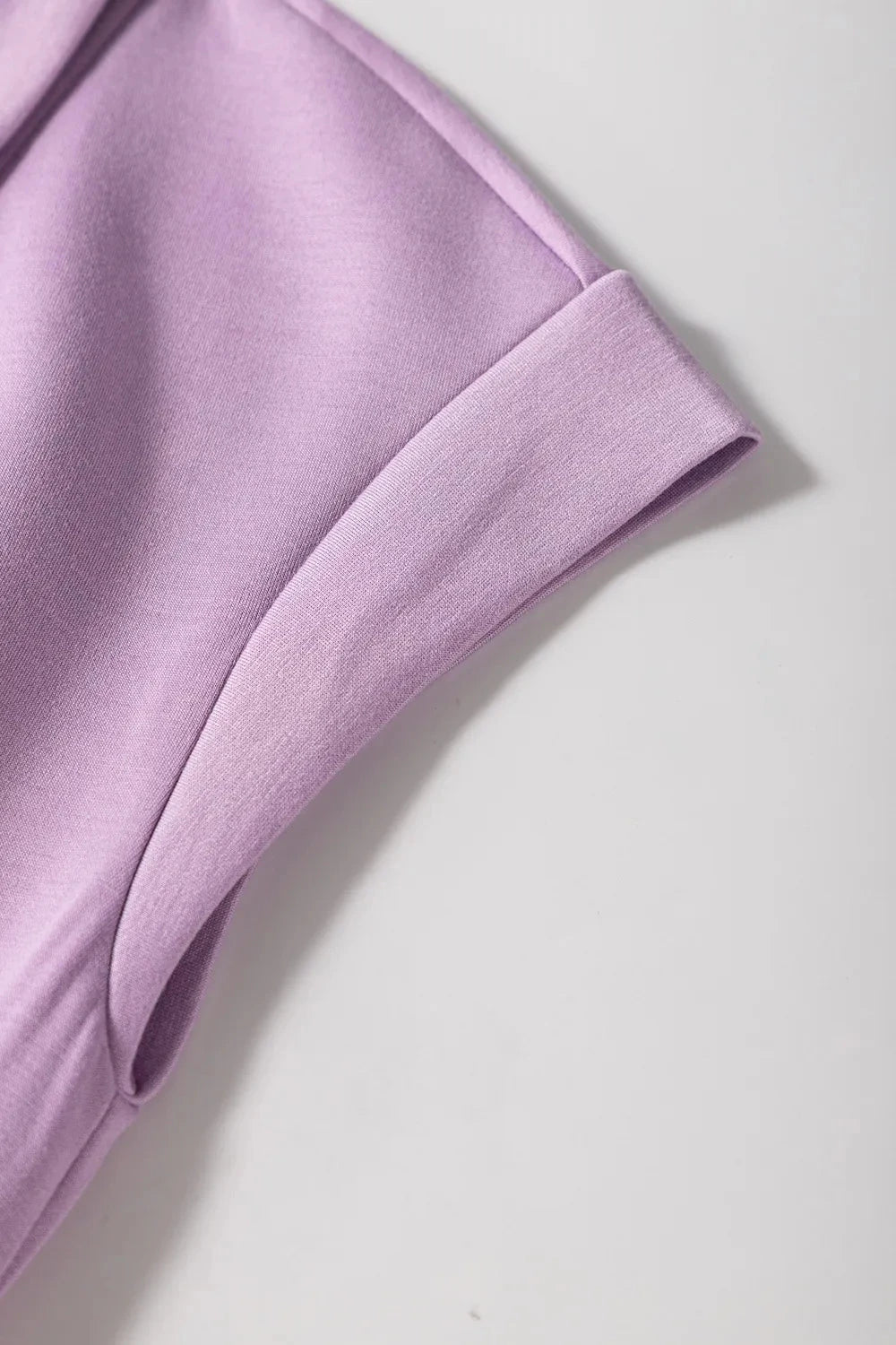 Short Sleeve Zipper Collared Elastic High Waist Romper Simply Love