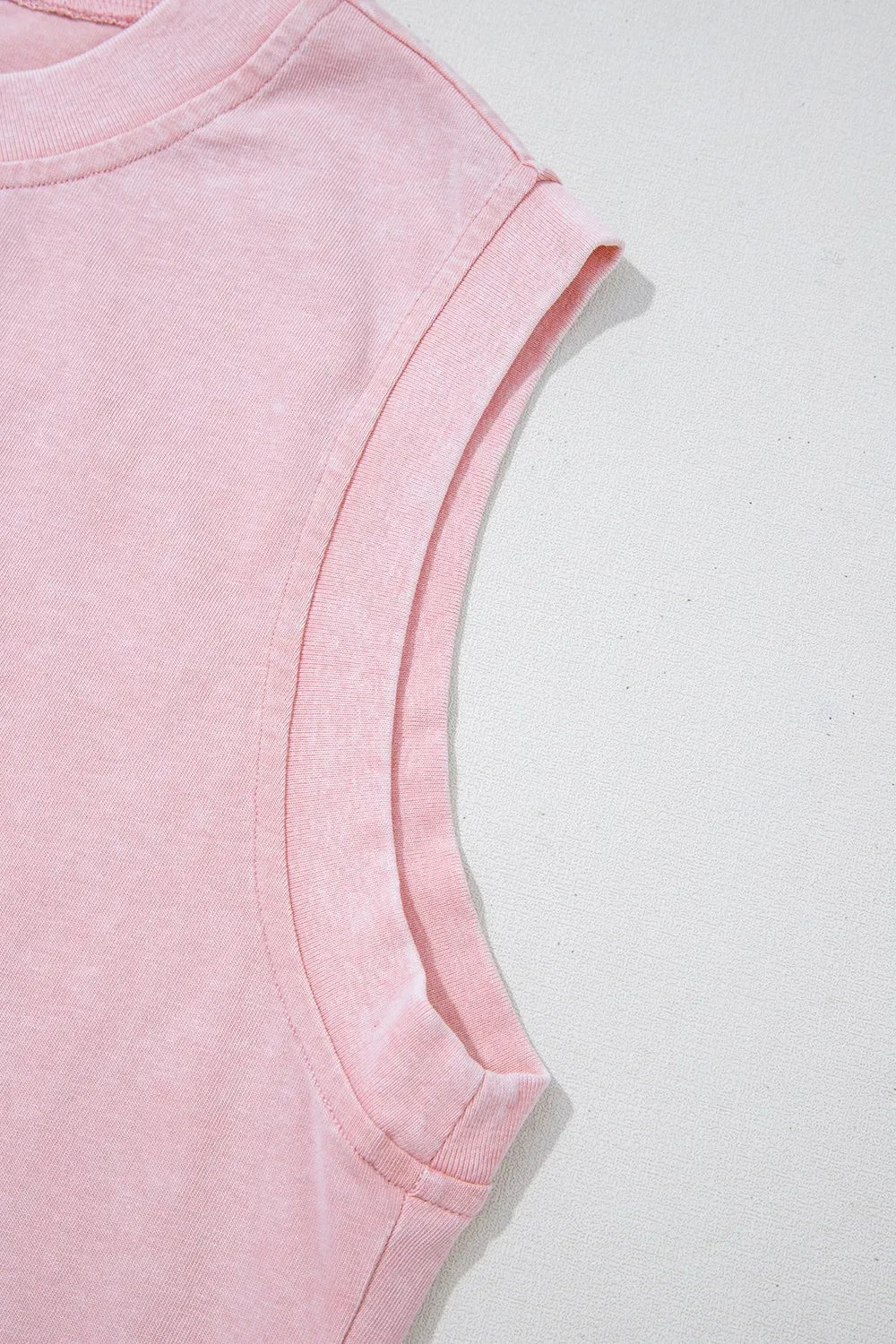 Mineral Wash Cotton Tank Top and Slit Skort Set Simply Love