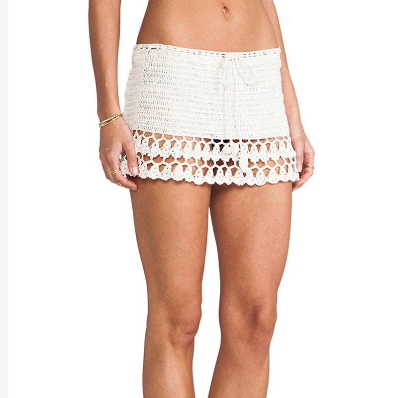 Hand-Woven Beach Bikini Export Swimsuit A- line Skirt Factory Direct Bella Mia