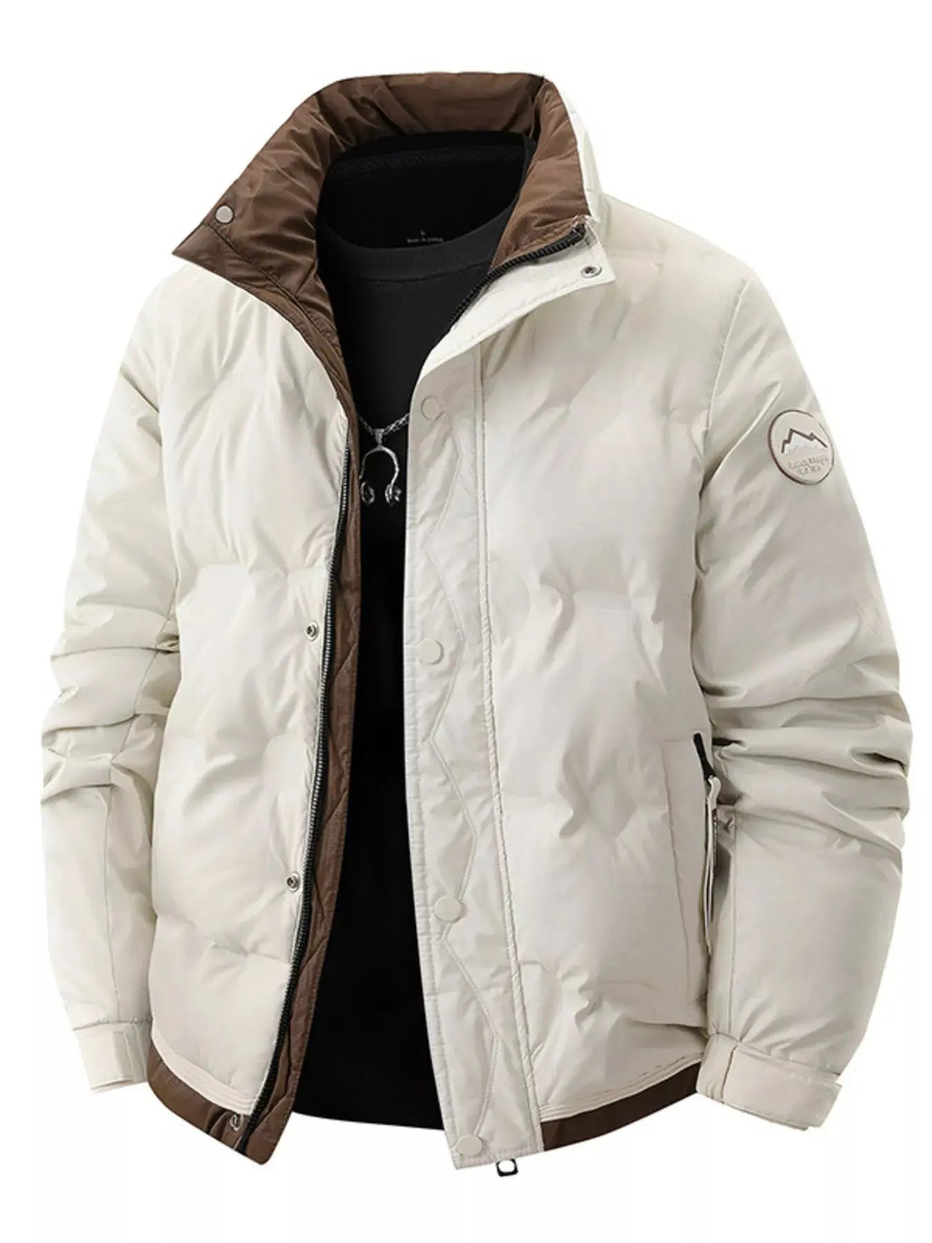 Men's Plus Size Warm Padded Lightweight Coat Simply Love