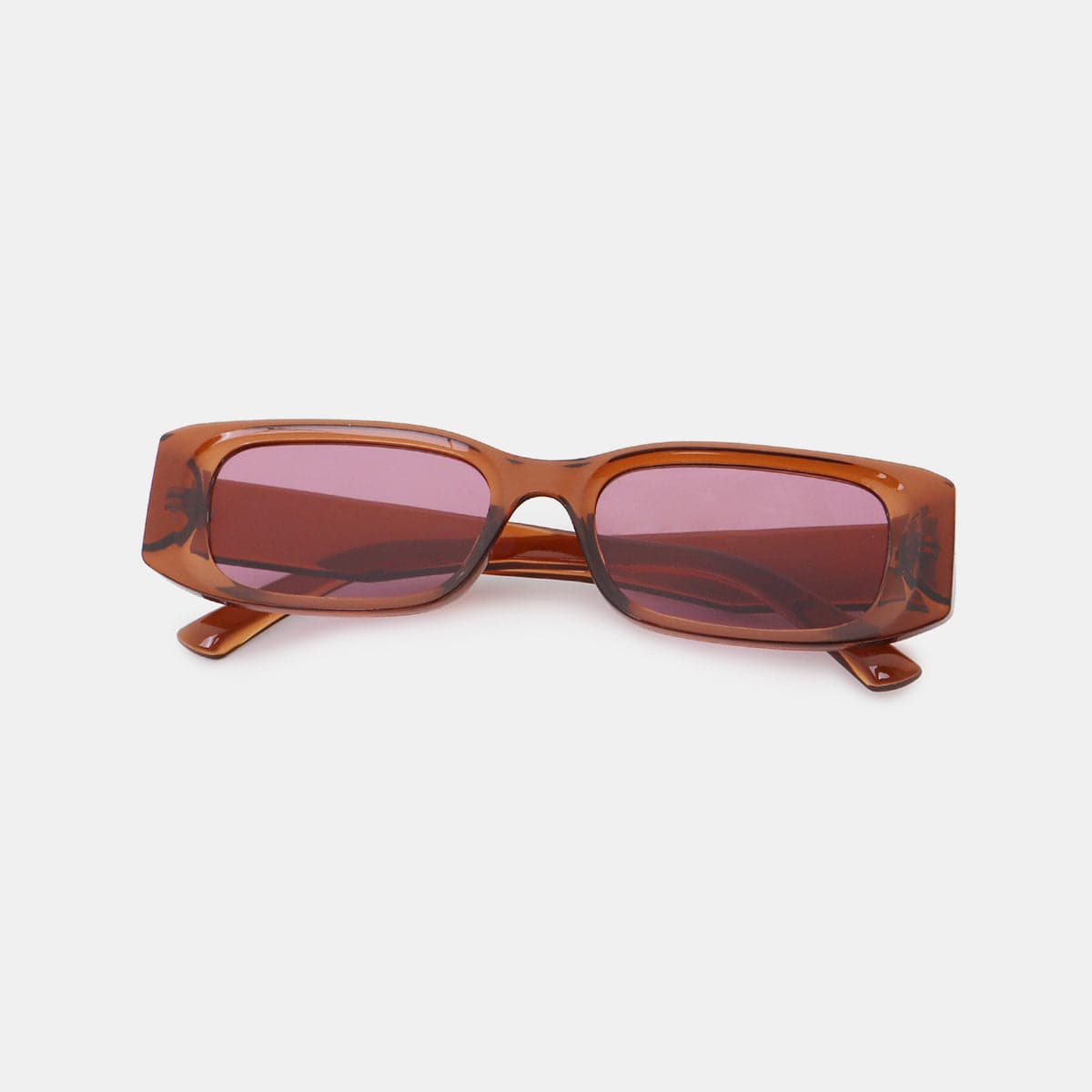 Polycarbonate Frame Rectangle Sunglasses.