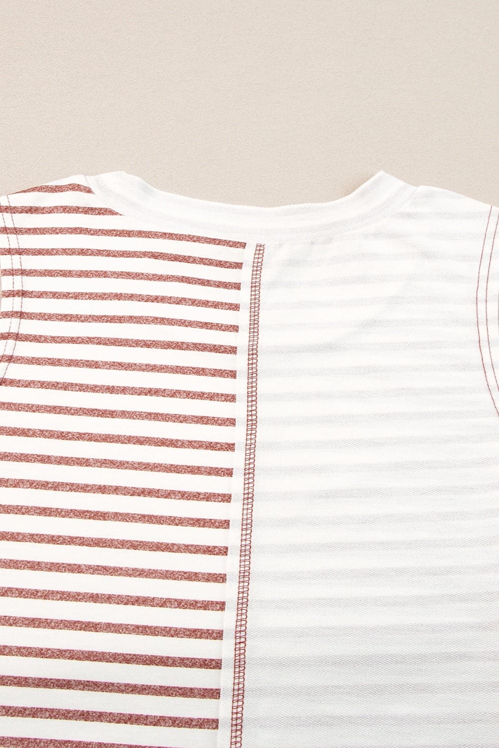 Striped Round Neck Tank.