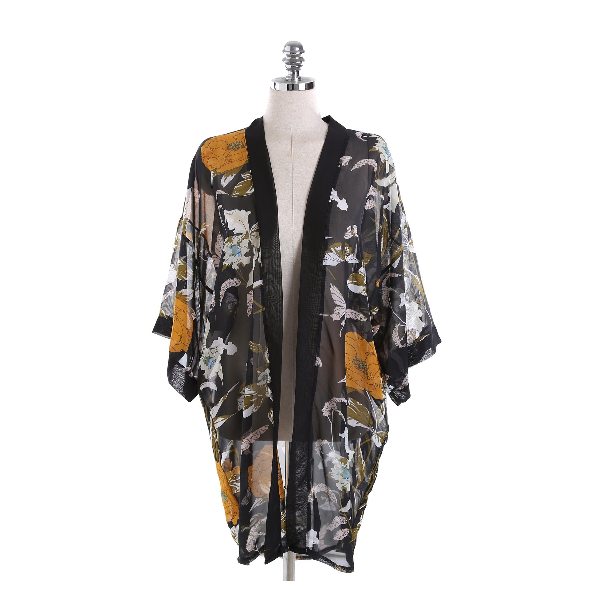 Pineapple Travel All Match Beach Sun Protection Cardigan Blouse Bella Mia