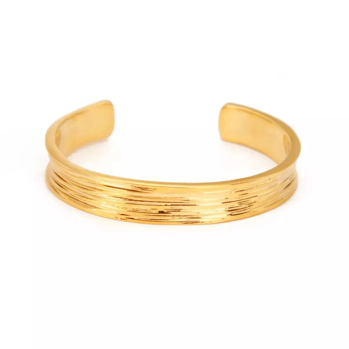 18K Gold-Plated Copper Open Bracelet Simply Love