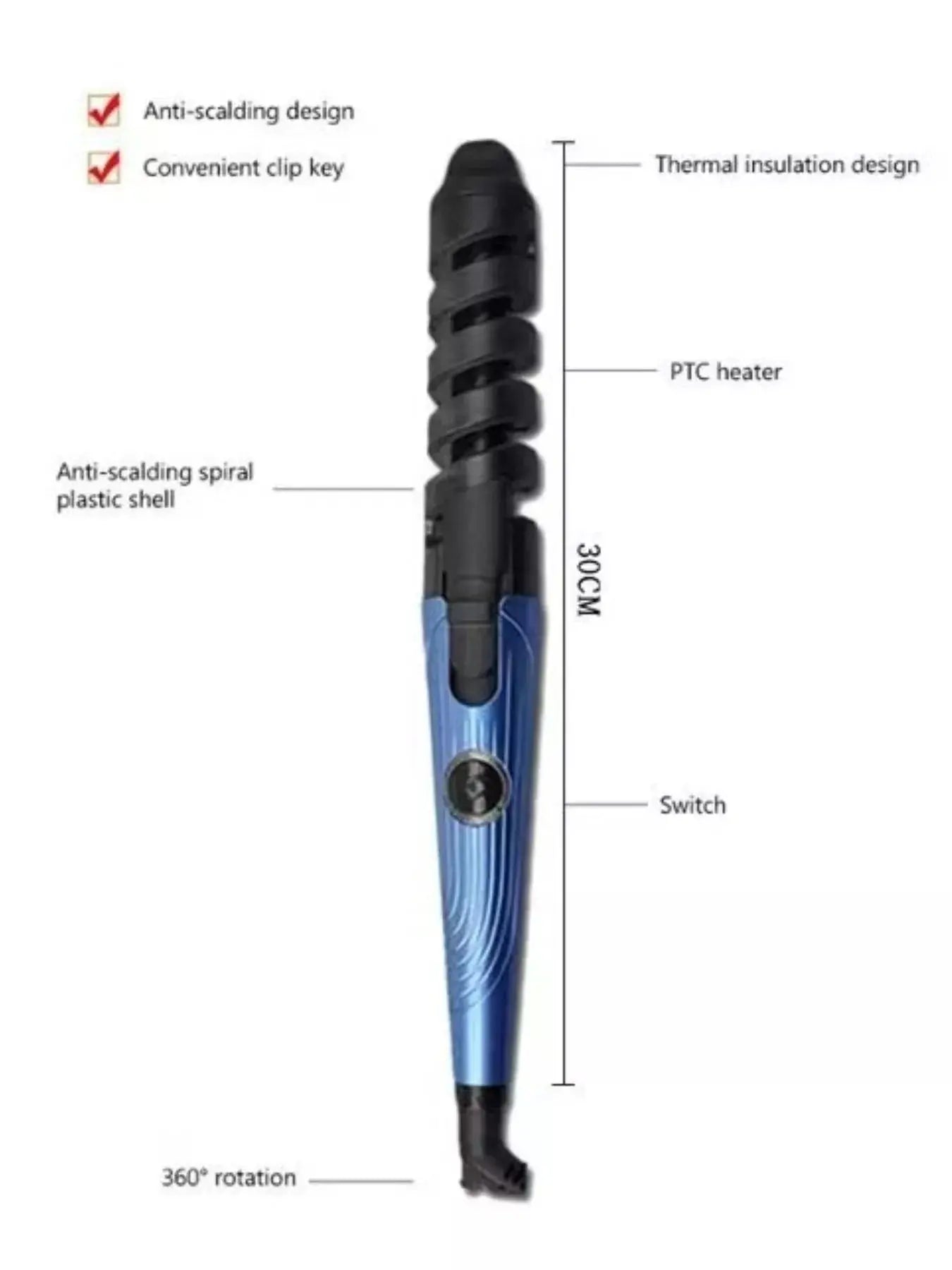 Fast Heating Curling Iron Simply Love