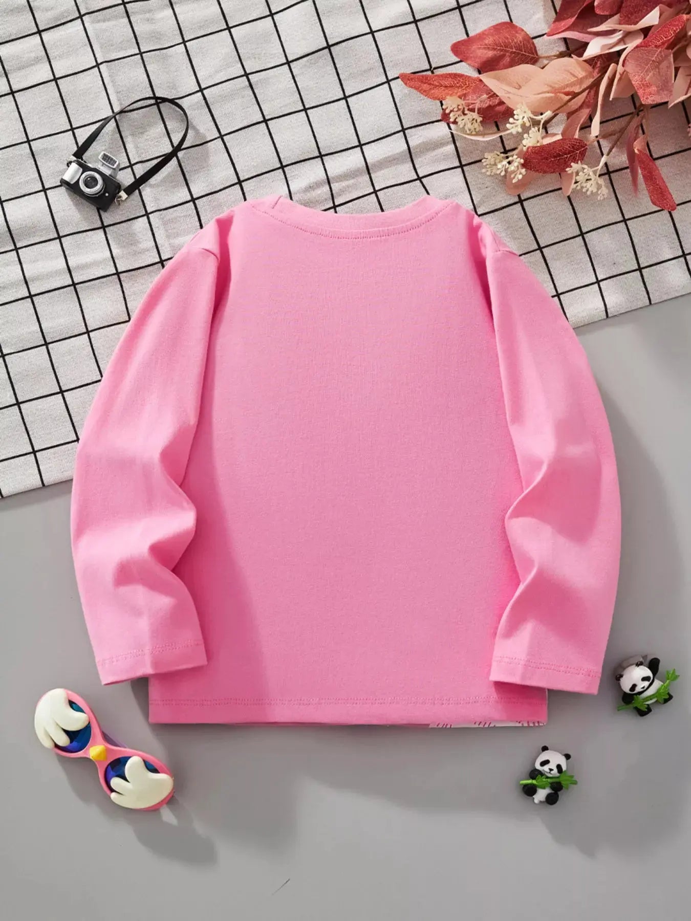 Pink Unicorn Graphic Long Sleeve Shirt For Kids 100 Percent Cotton Simply Love