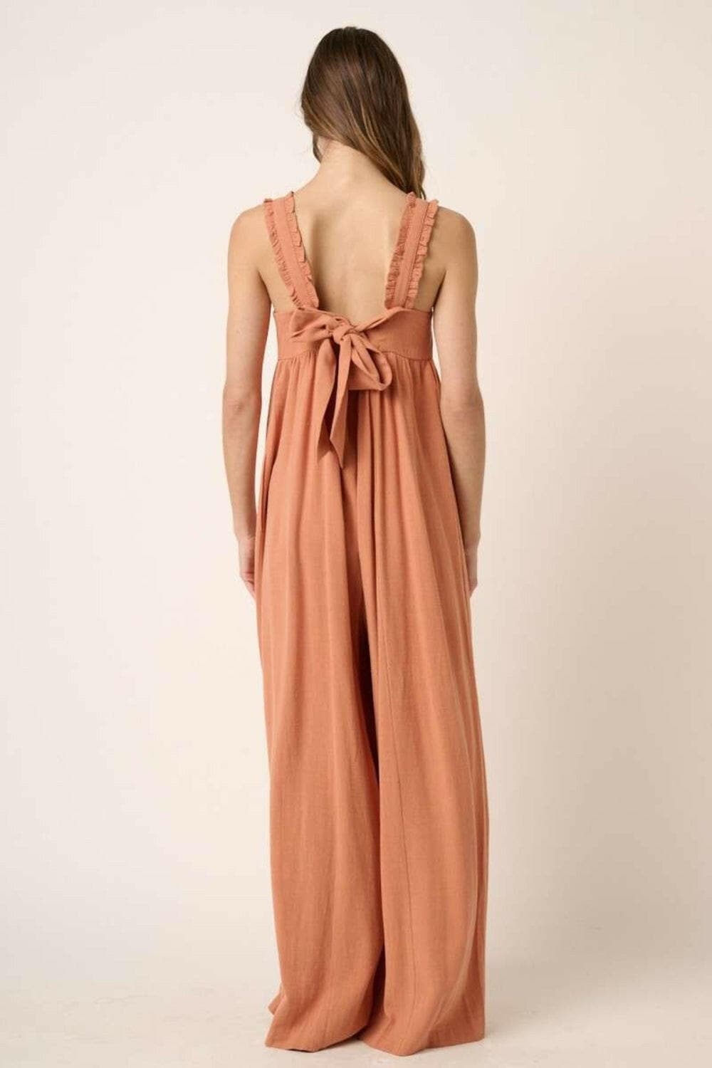 Mittoshop Sleeveless Wide Leg Jumpsuit.