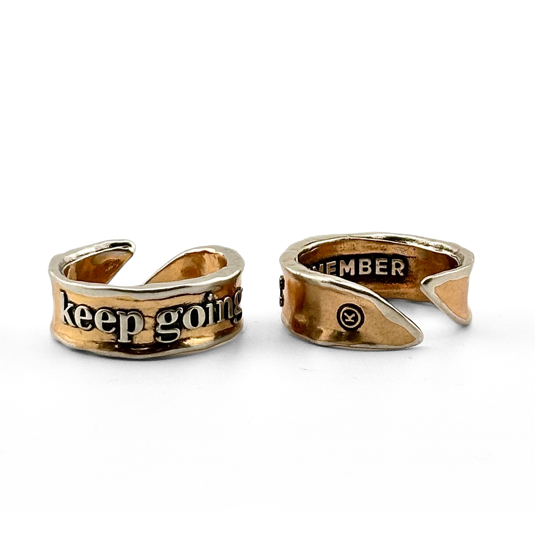 Keep Going Remember Adjustable Ring Katia Designs