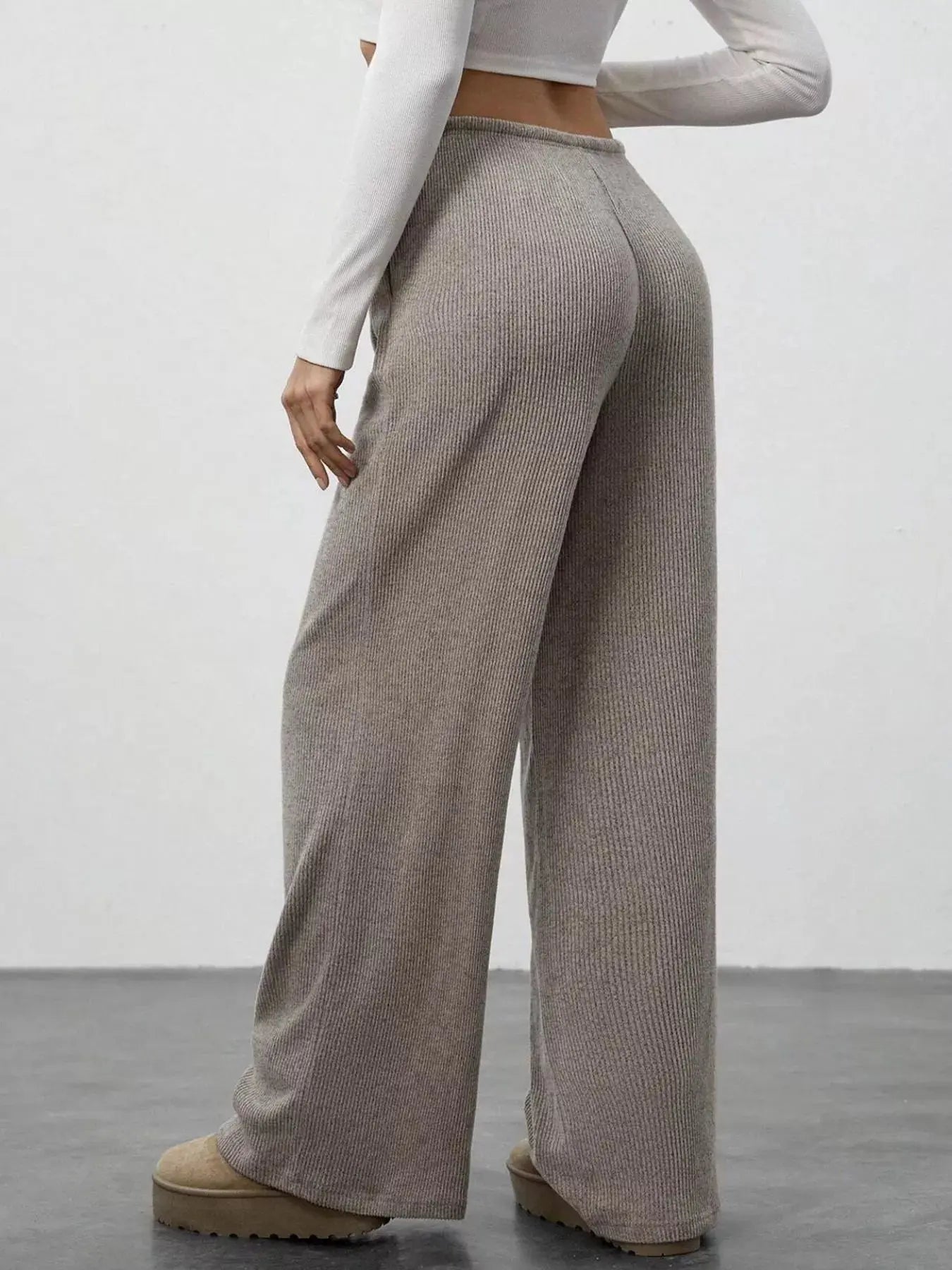 Relaxed Fit Drawstring Pants Simply Love