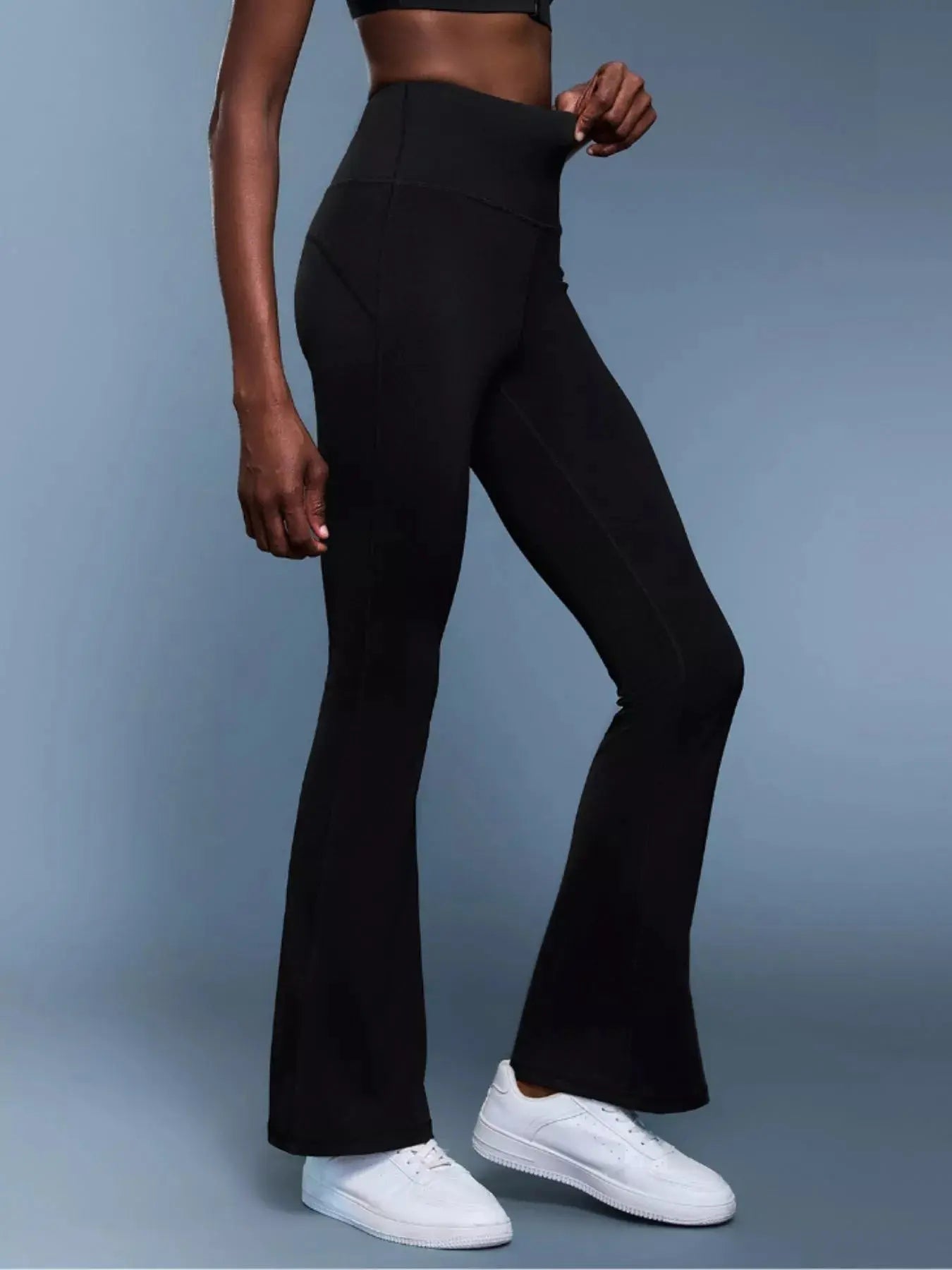 High-Waisted Flare Active Pants Simply Love