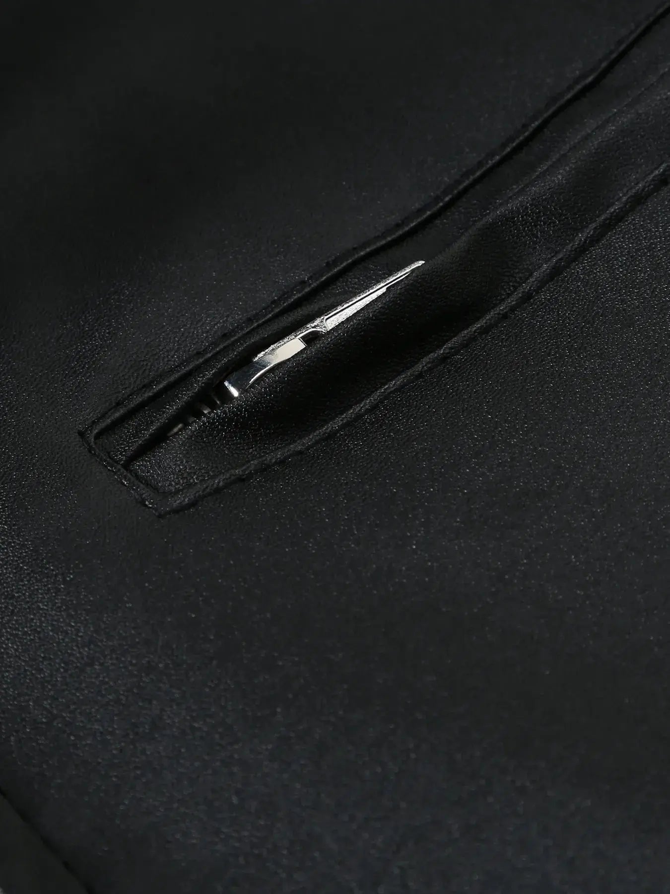 Men's Full Size Zip Up Leather Jacket Plus Size Simply Love