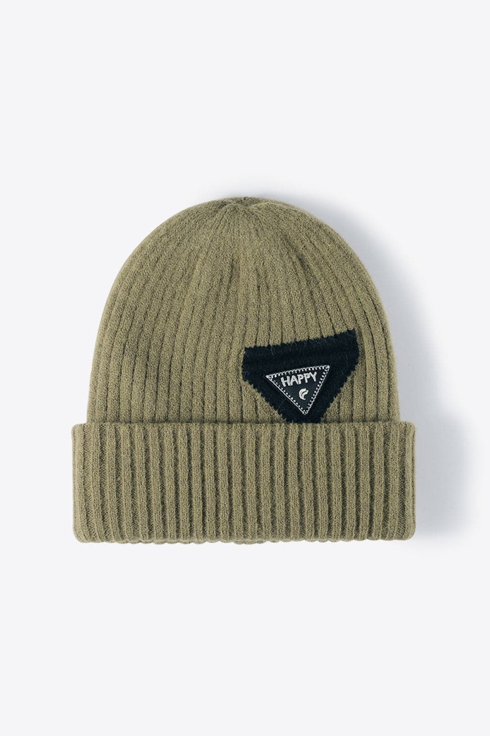 HAPPY Contrast Beanie.