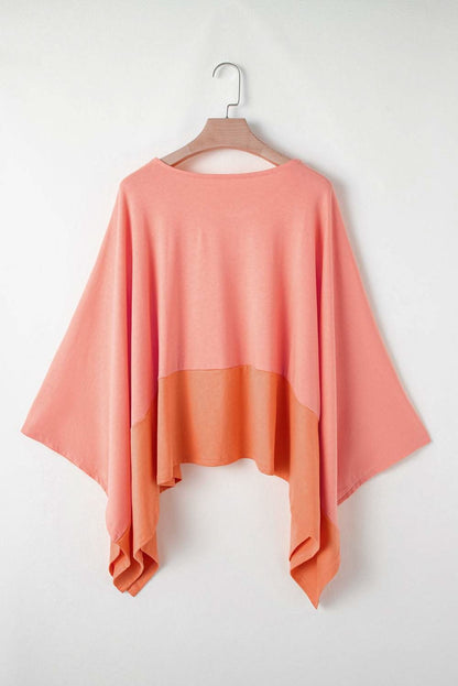 Grapefruit orange oversized top