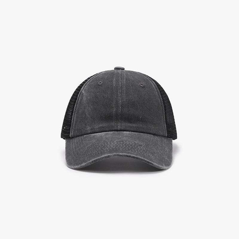 Breathable Mesh Adjustable Baseball Cap.