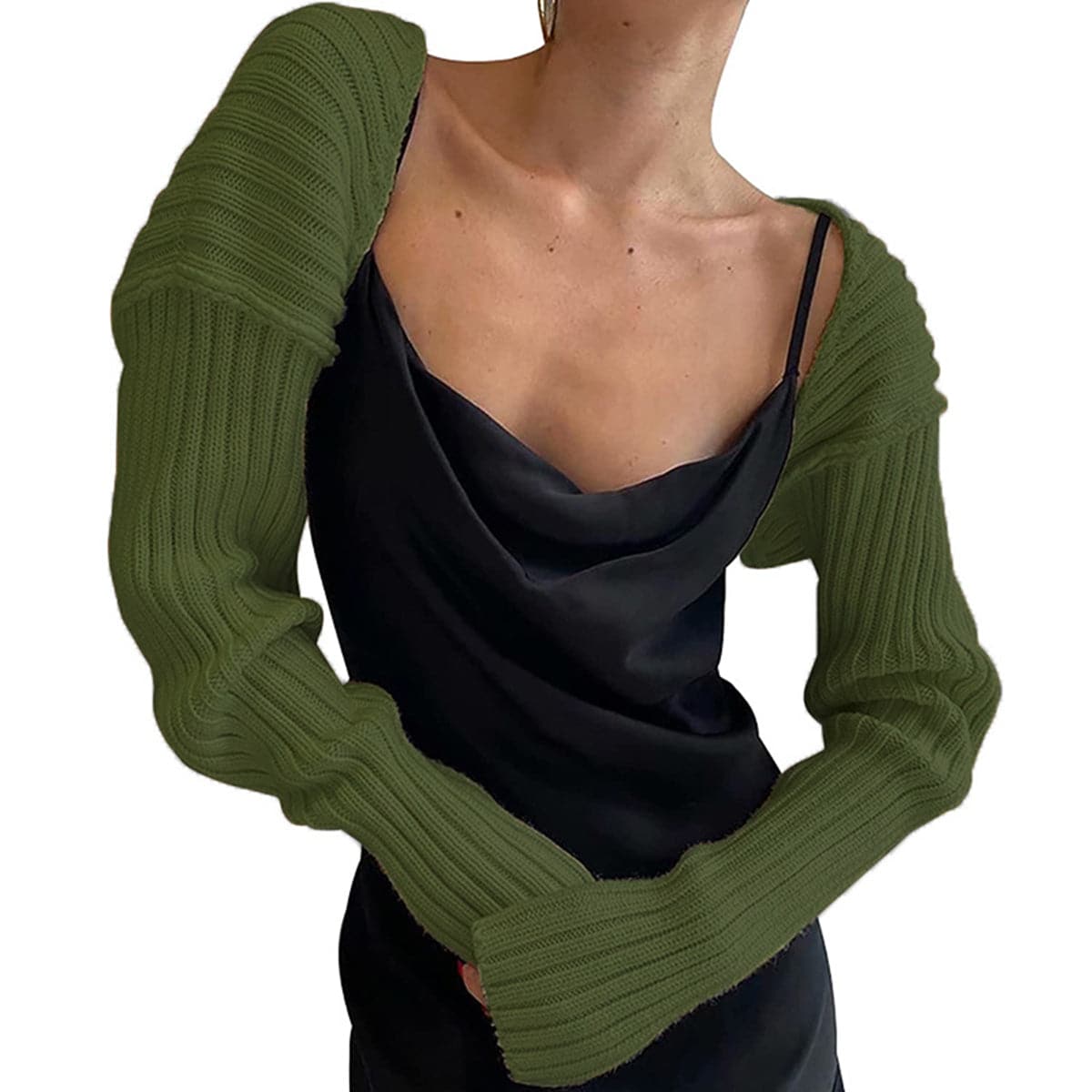 Long Sleeve Knit Bolero.