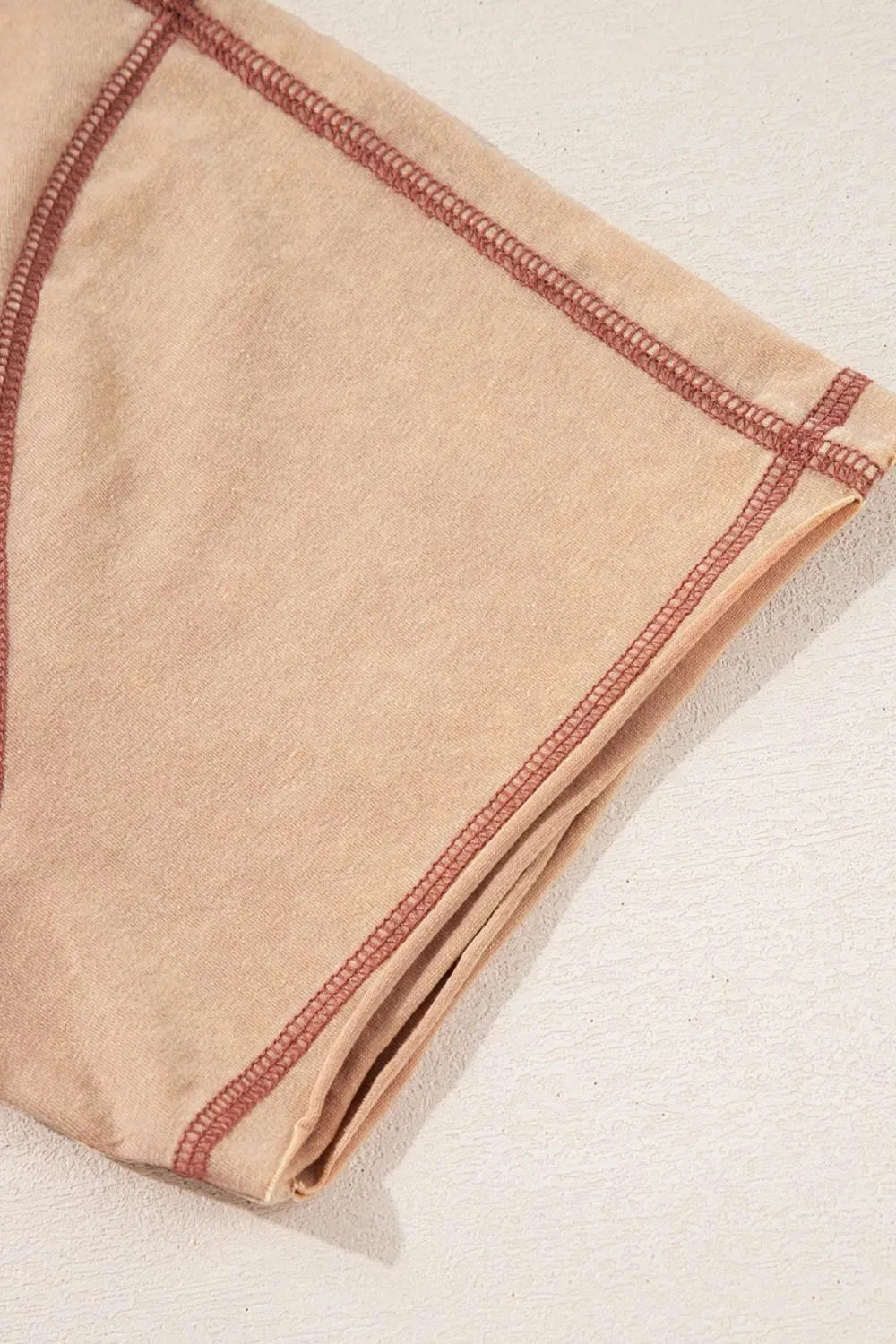 Mineral Wash Stud Beaded Star Pocketed T Shirt Dress Simply Love