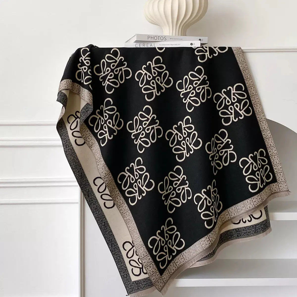 Raw Hem Winter Scarf Simply Love