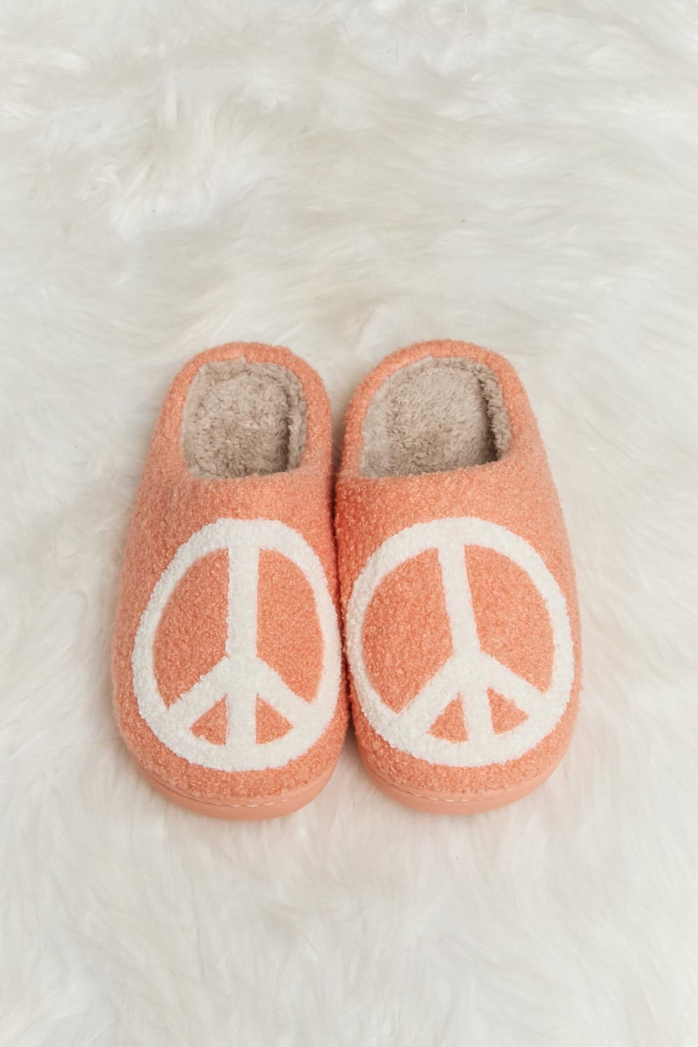 Melody Printed Plush Slide Slippers.