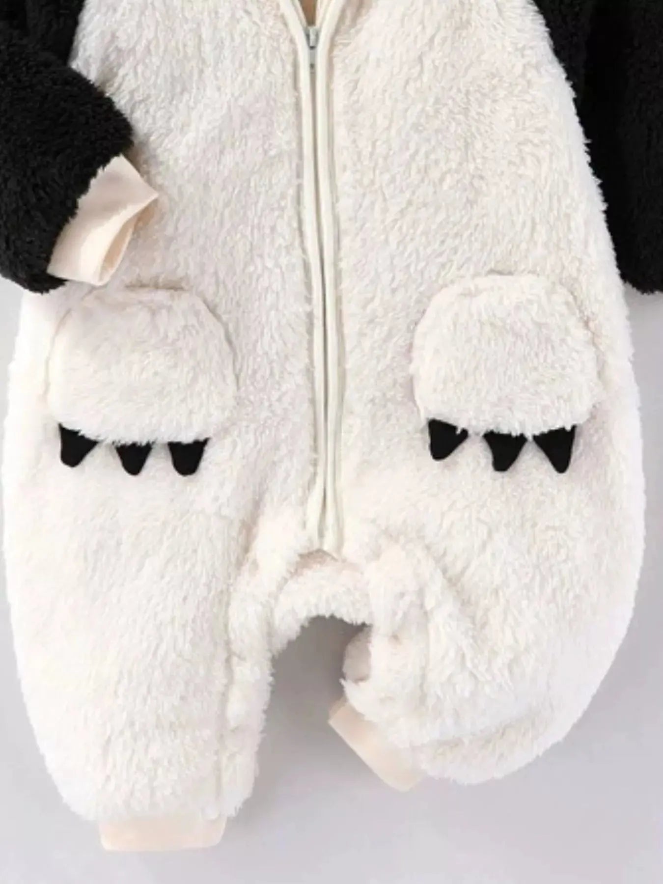 Children's Animal Plush Hooded One-Piece Jumpsuit Simply Love