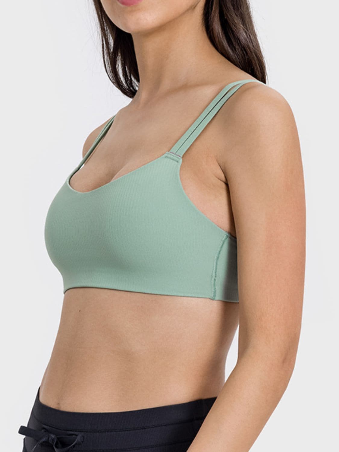 Scoop Neck Double Strap Active Cami.