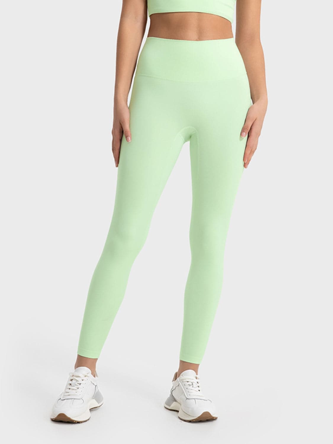 Wide Waistband Sports Leggings.