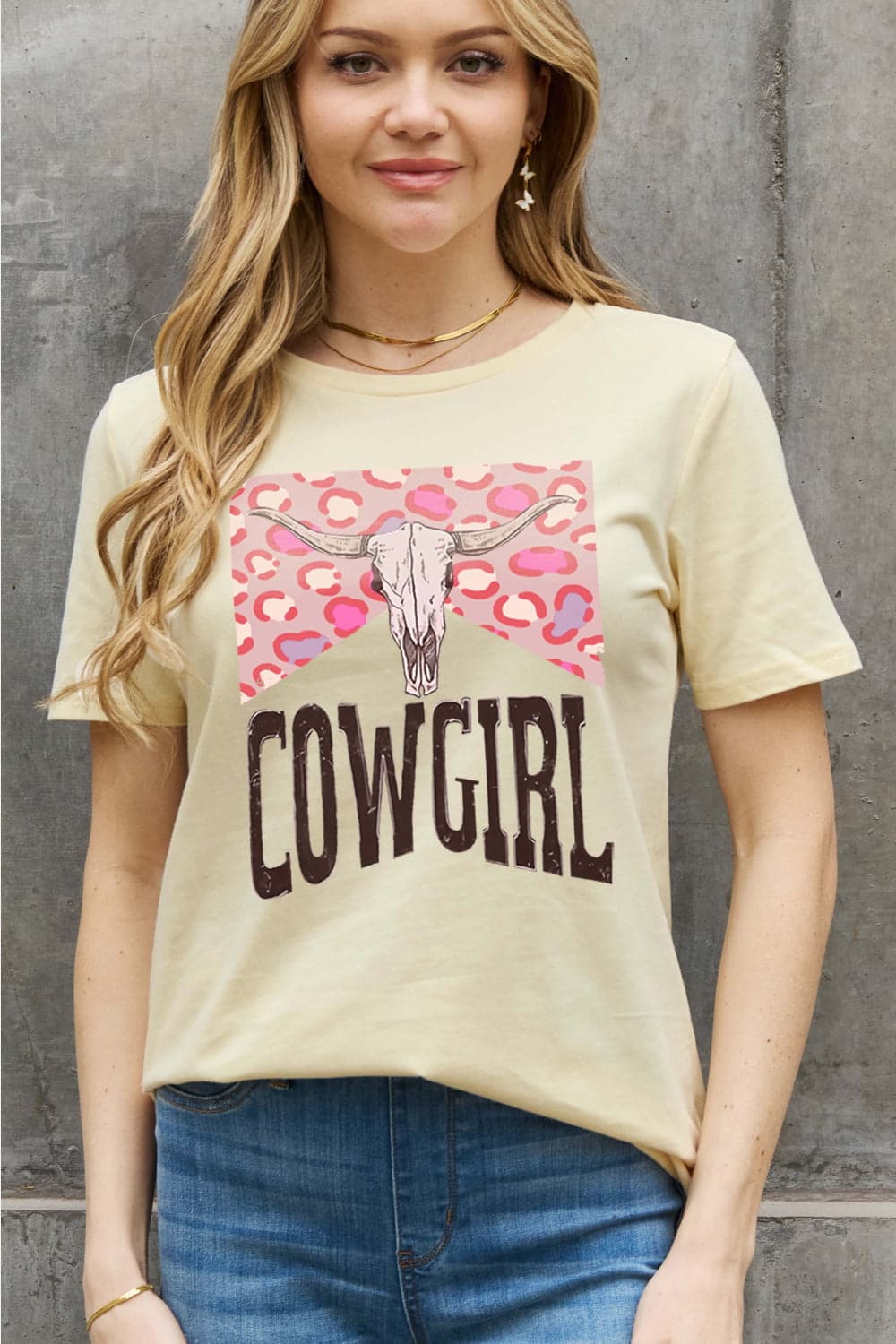 Simply Love cowgirl graphic tee