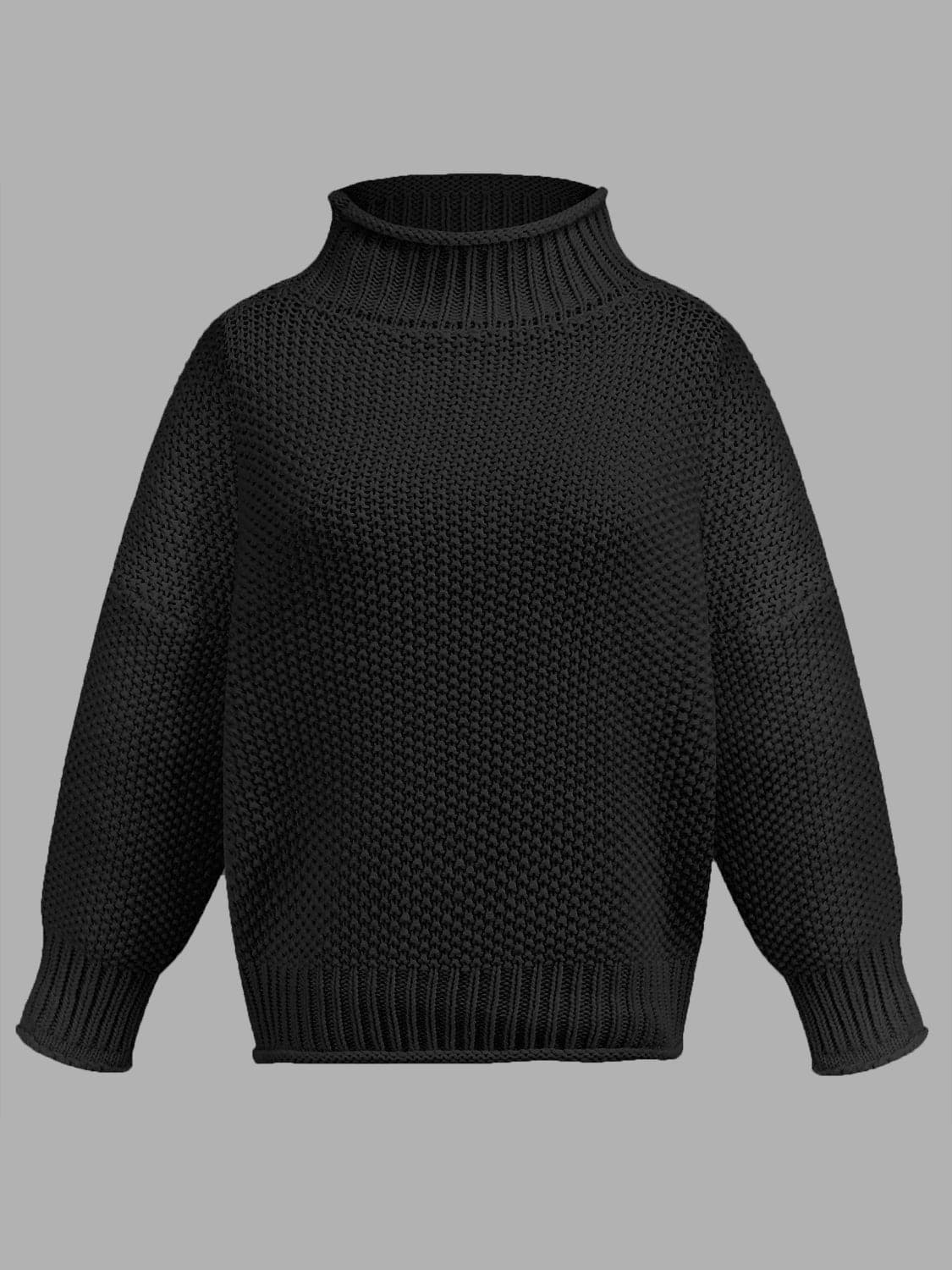 Turtleneck Long Sleeve Sweater.