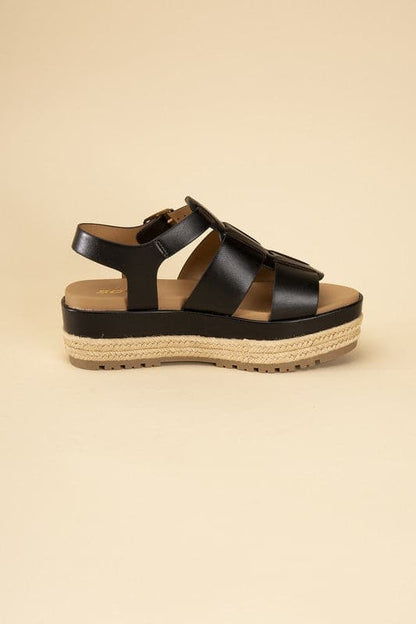 MCLEAN-S Espadrille Gladiator Sandals.