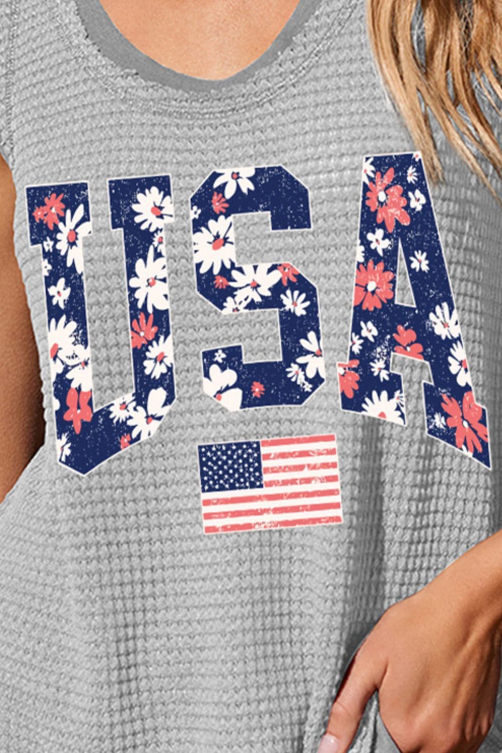 USA Scoop Neck Tank.