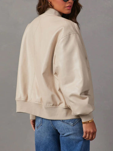 Trendy zip-up jacket with pockets