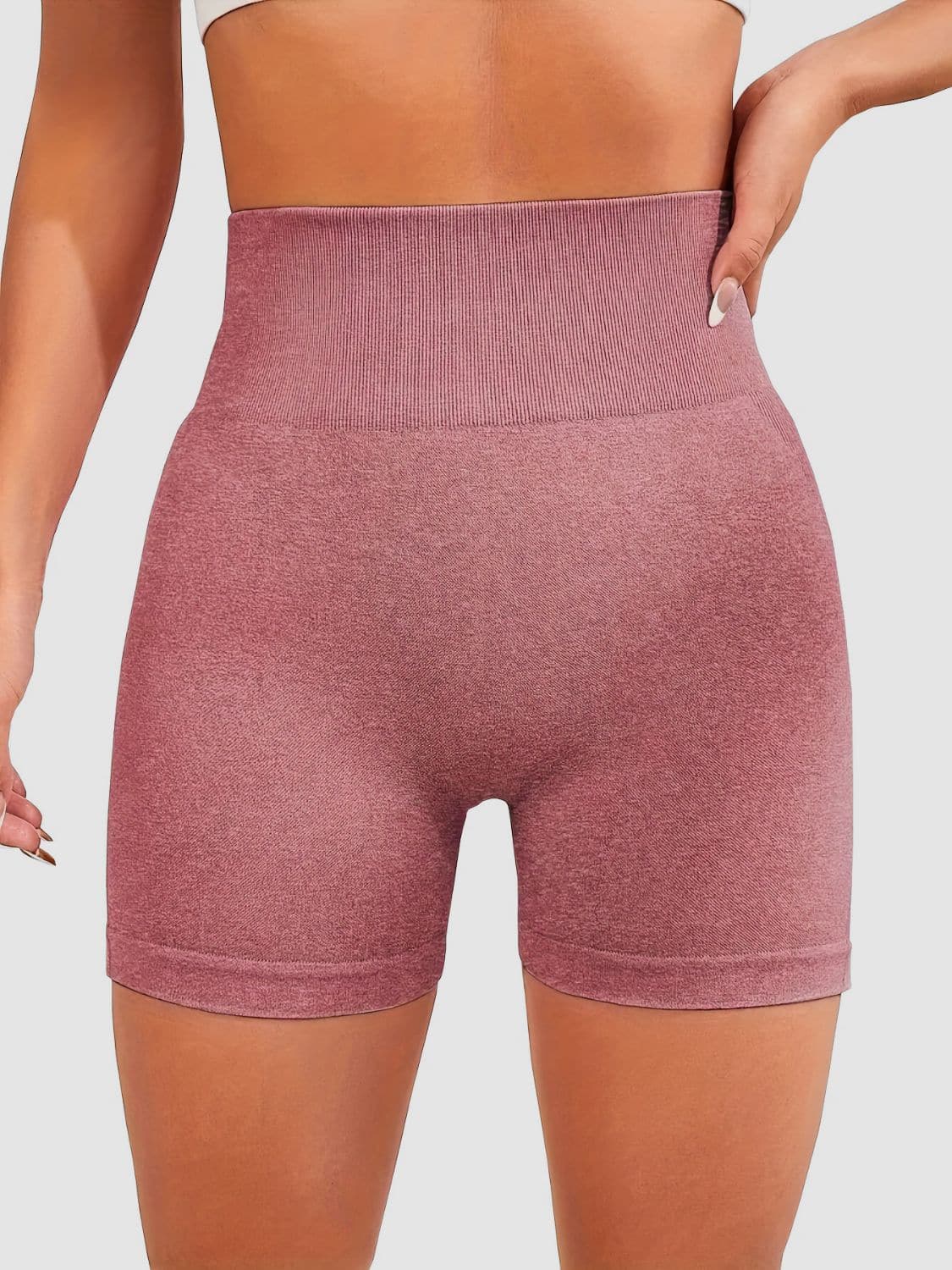 High Waist Active Shorts.