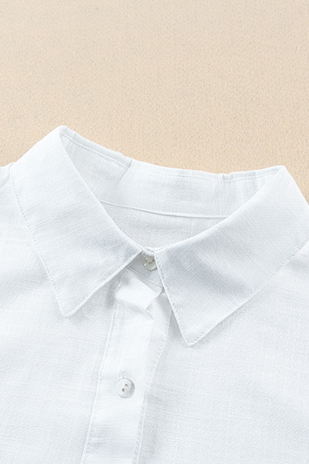 Button-Up Longline Shirt with Breast Pockets.