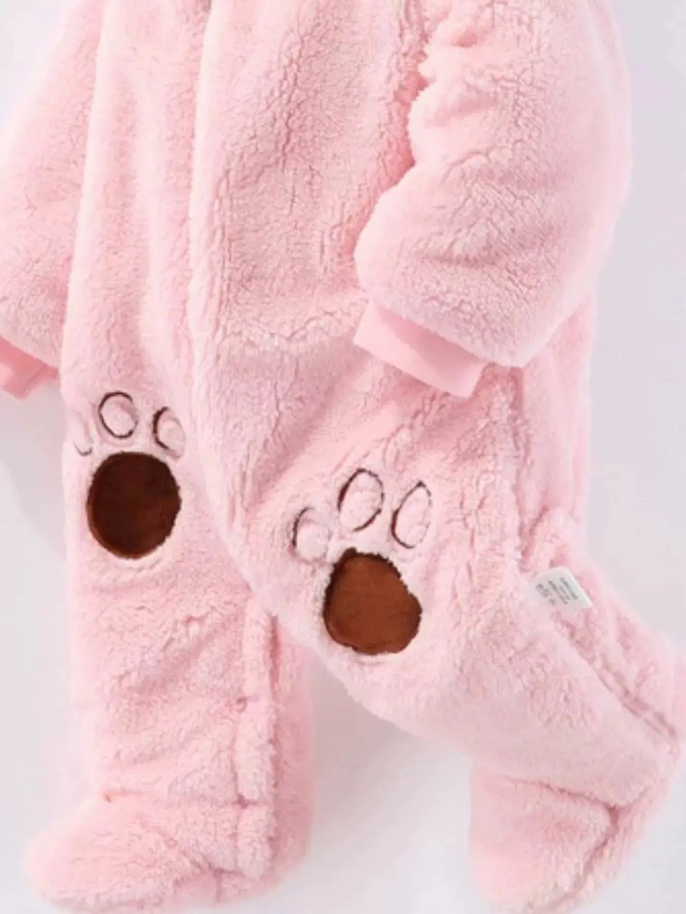 Children's Cozy Bear Hooded Fleece One-Piece Simply Love
