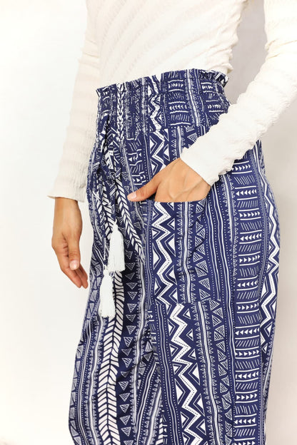 Double Take: Geometric Tassel Pants