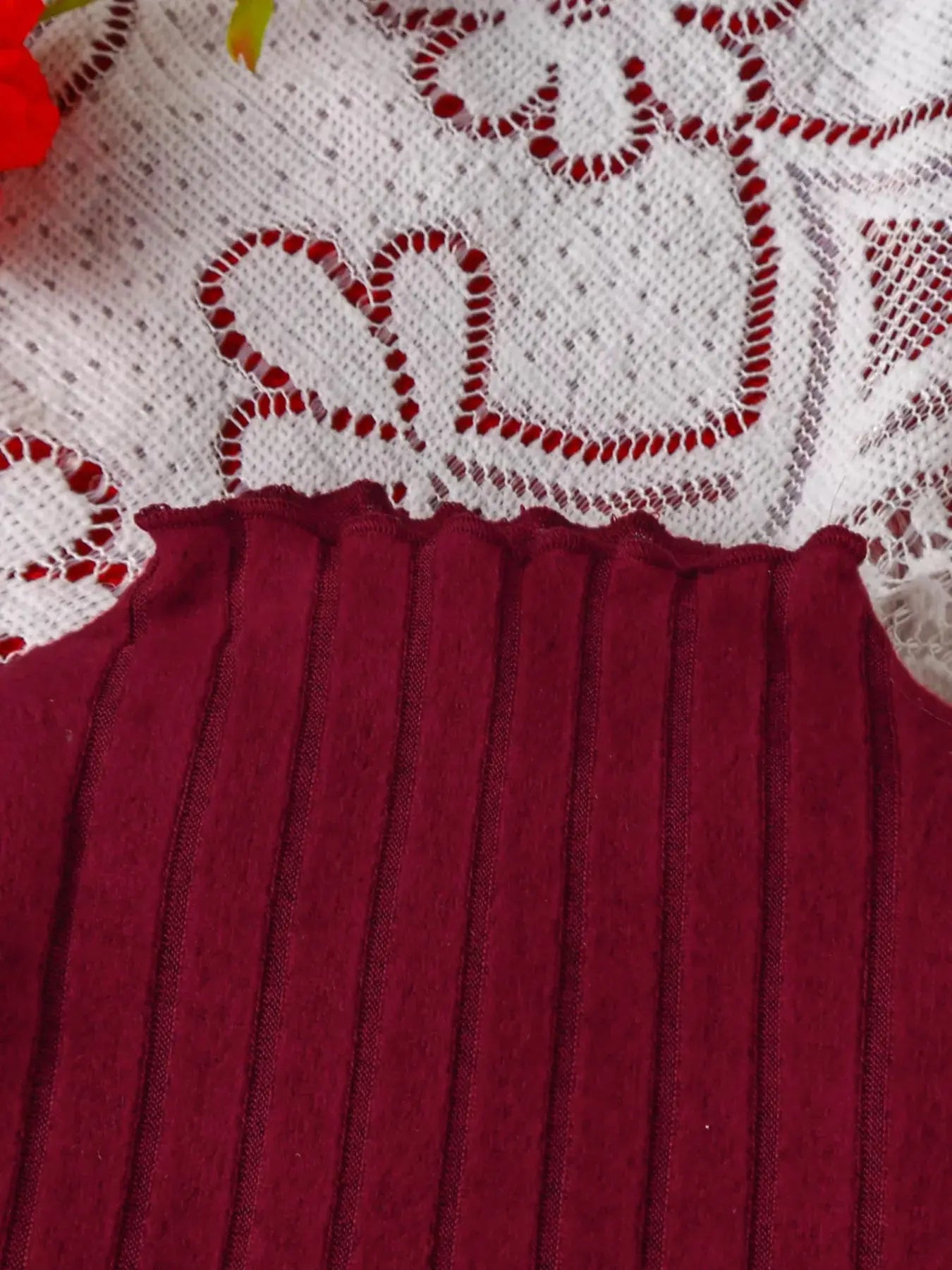 Children's Ribbed Knit Top and Dress Set Simply Love