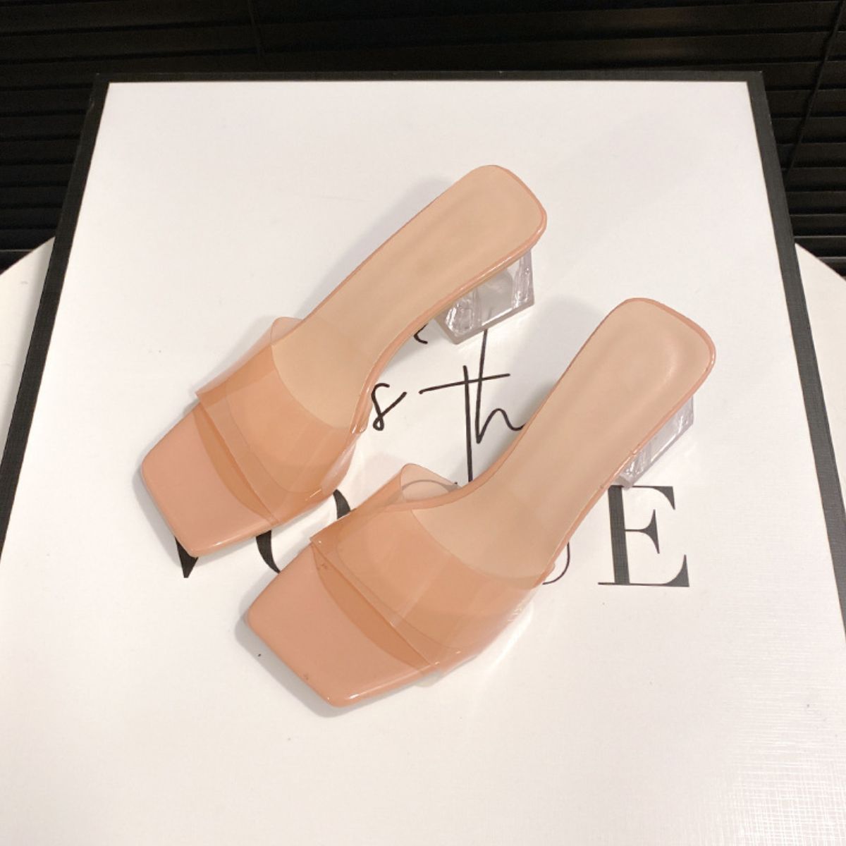 Strut & Shine Open Toe Block Heel Sandals Coco’s Tee Boutique