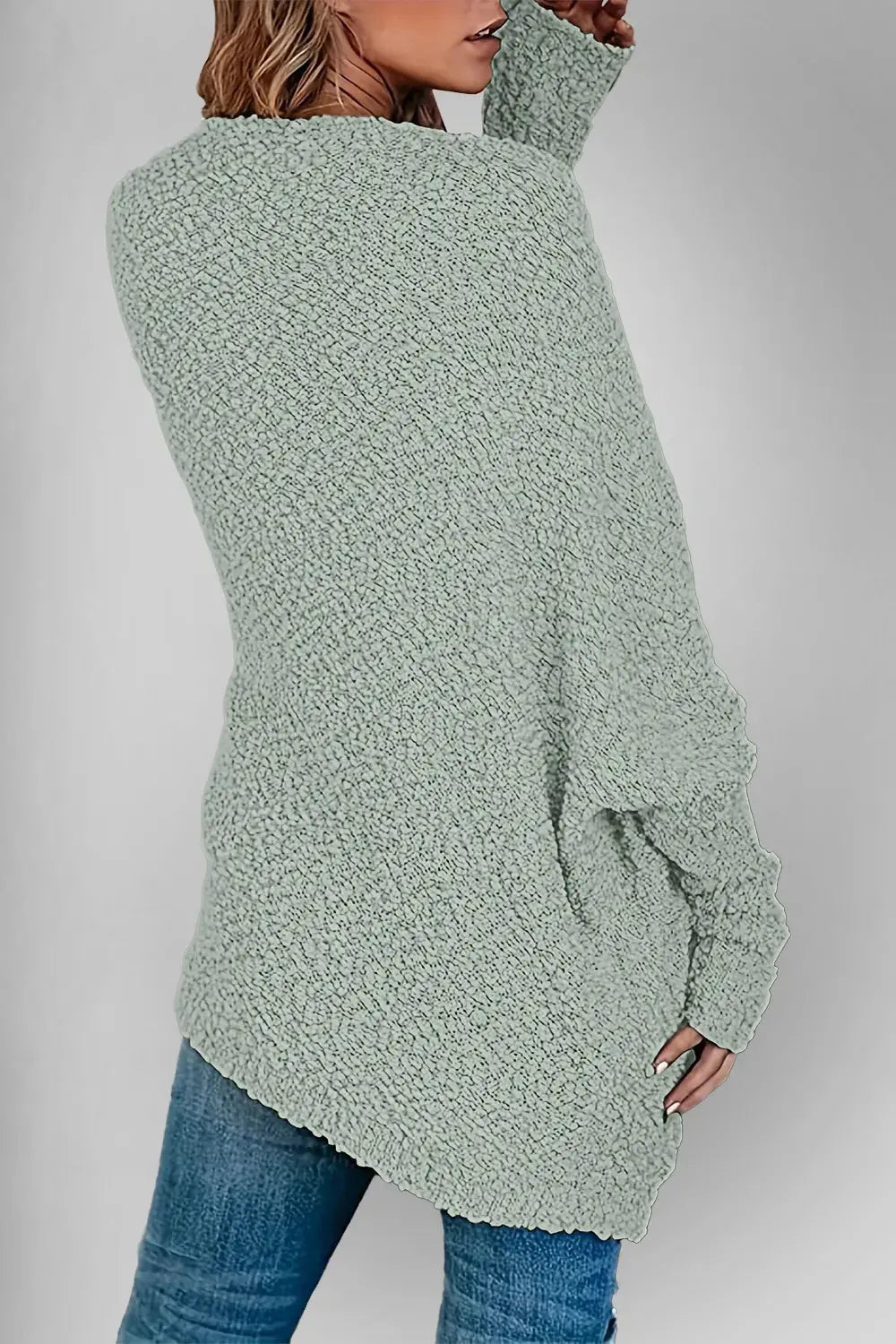 Double Take Pocketed Open Front Long Sleeve Cardigan - Love Salve