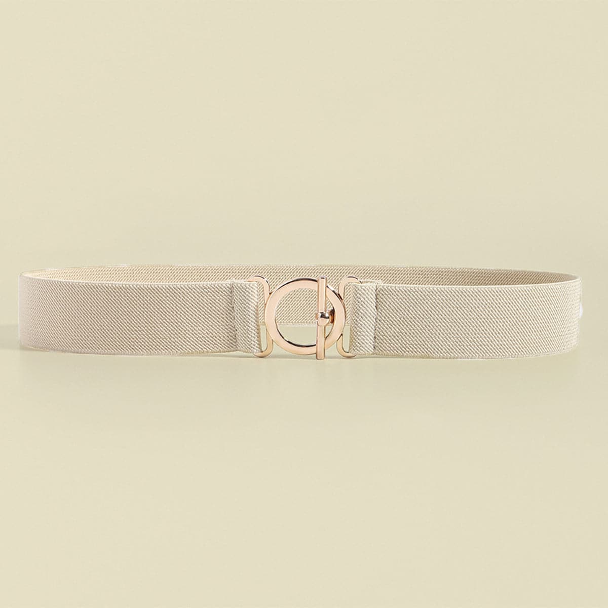 Toggle Clasp Elastic Belt.