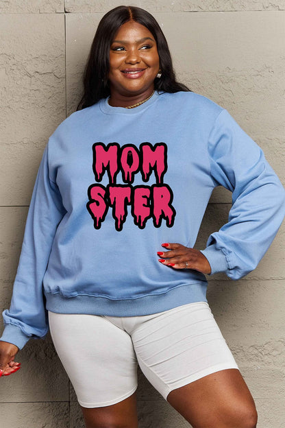 Mom's Love Graphic Sweatshirt in Full Size