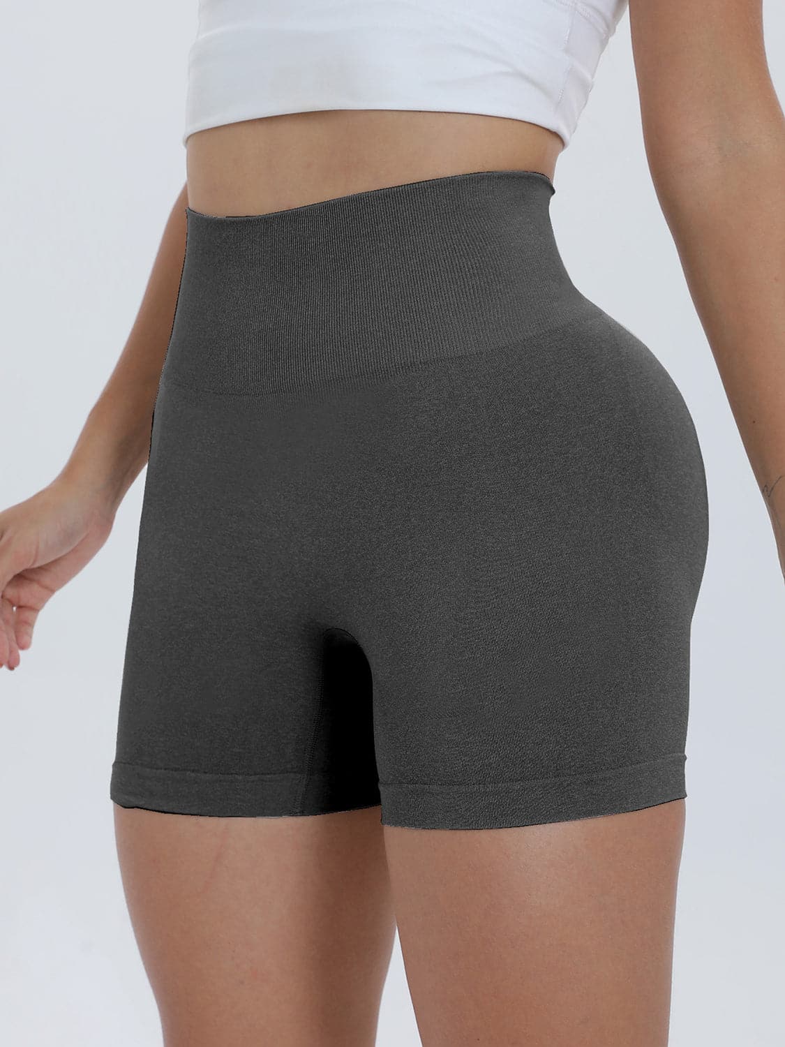 High Waist Active Shorts.