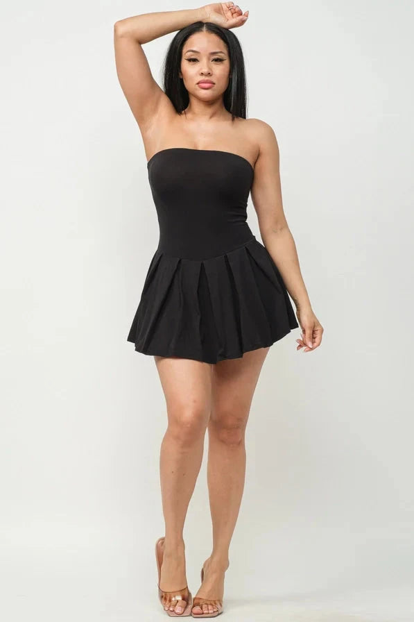 Tennis Tube Dress - Black Coco’s Tee Boutique