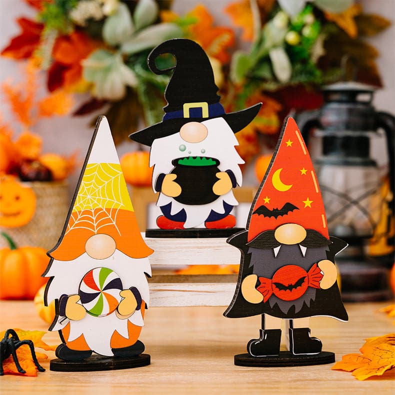 Charming Halloween Ornament Duo