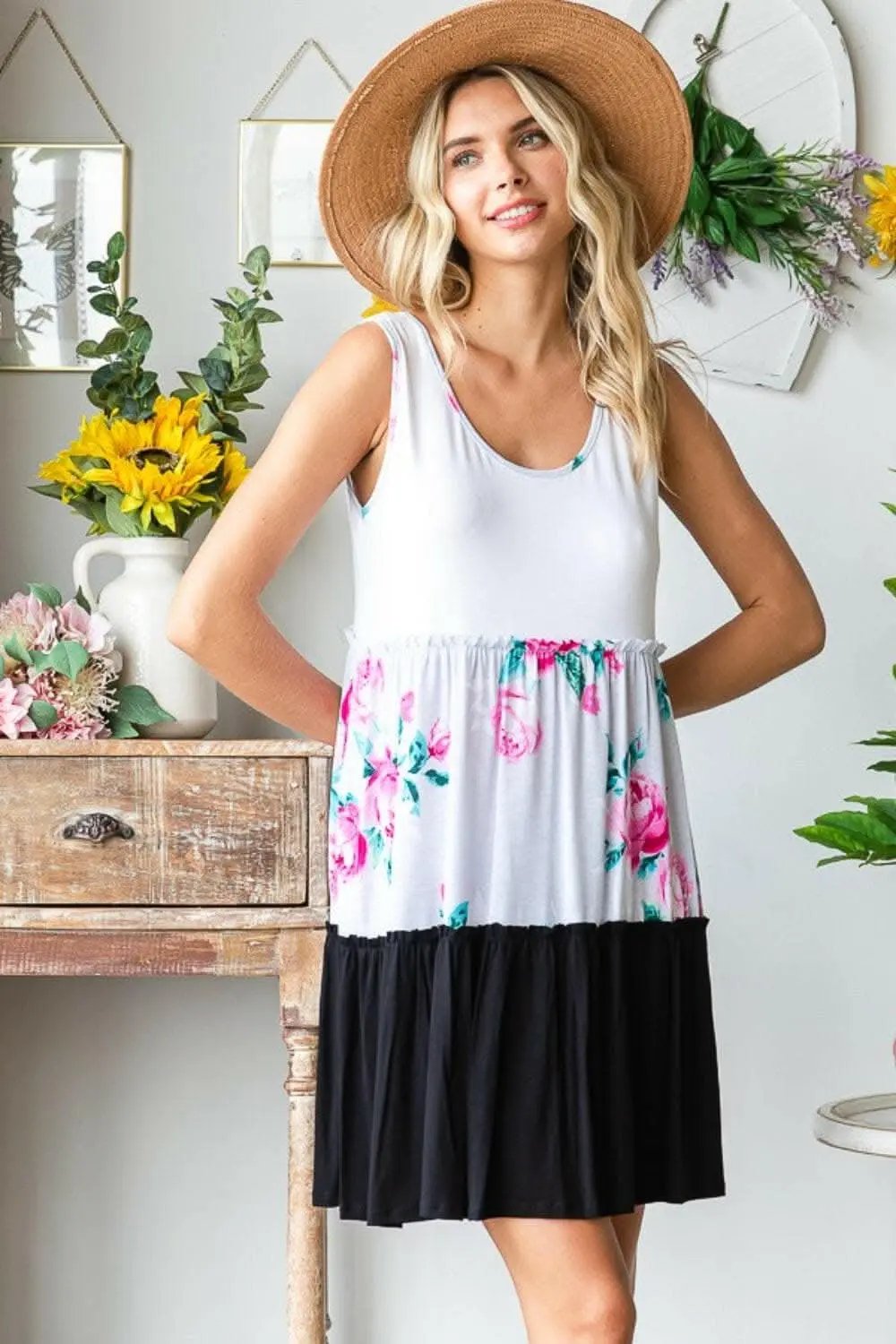 Heimish tiered frill dress, full size - Love Salve 