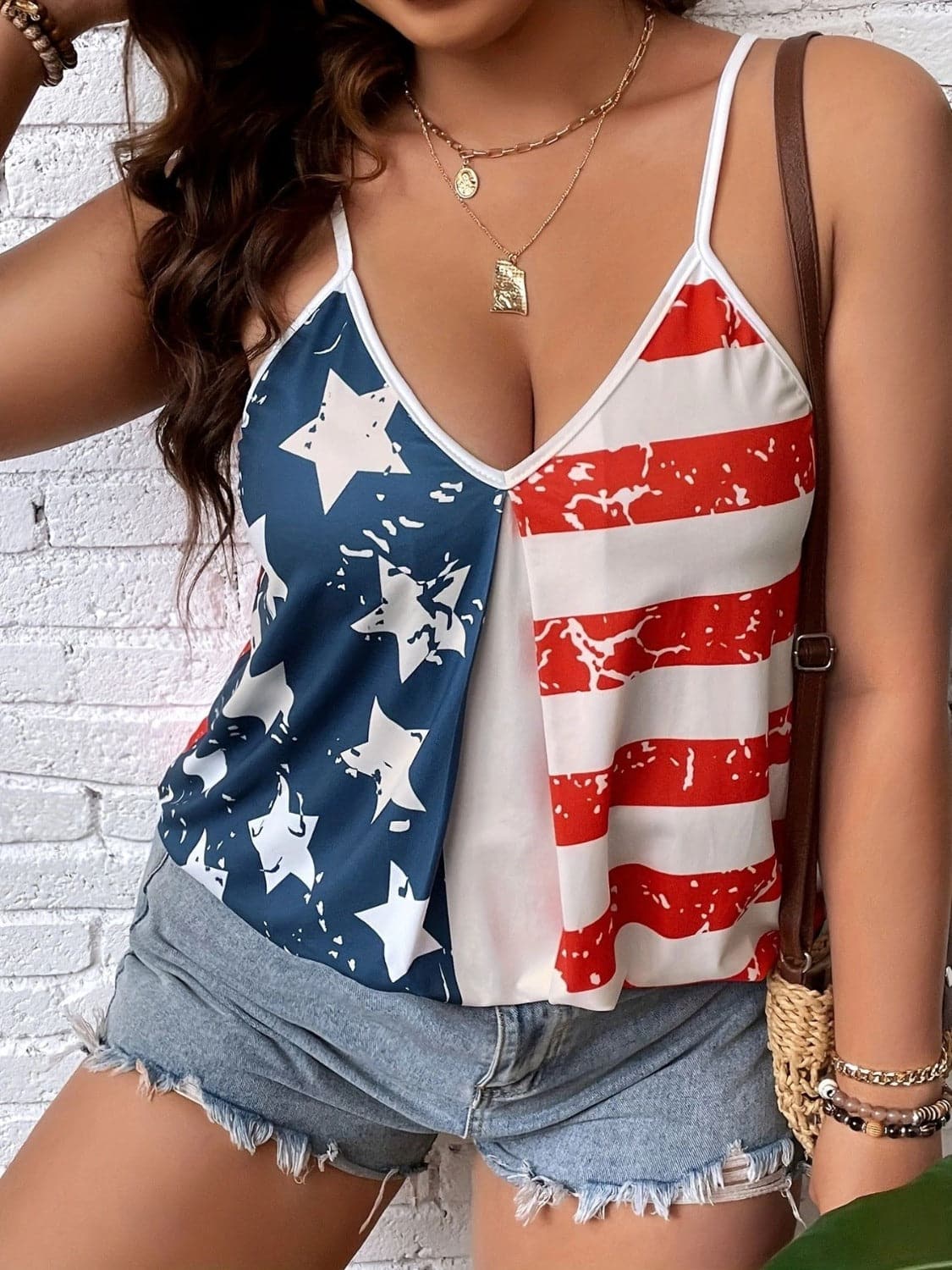 Star and Stripes V-Neck Cami.