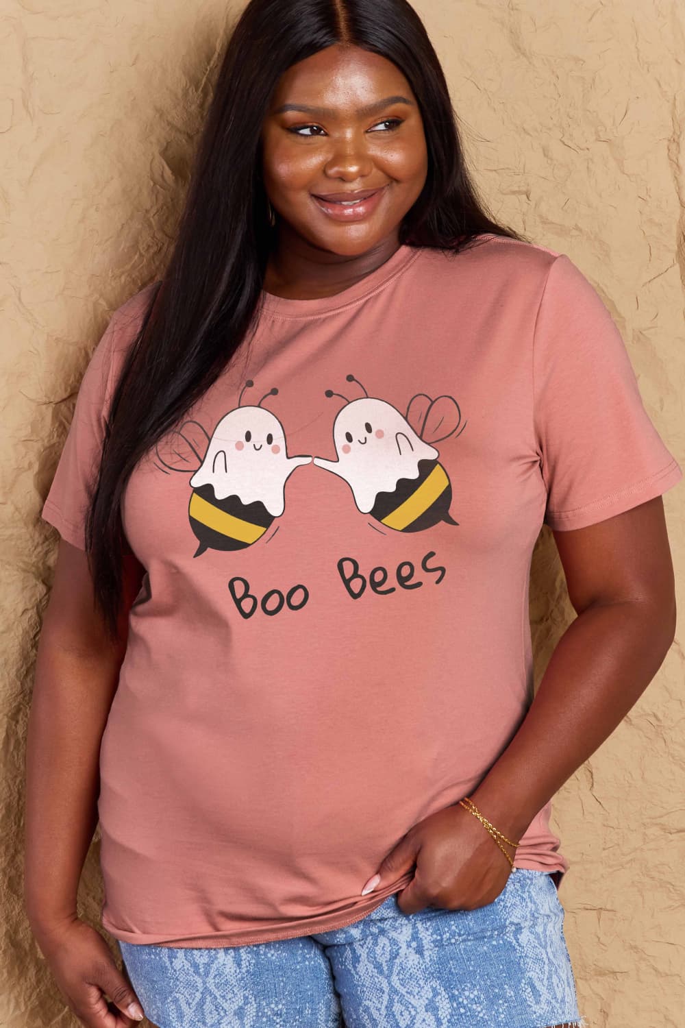 Simply Love Full Size BOO BEES Graphic Cotton T-Shirt Simply Love