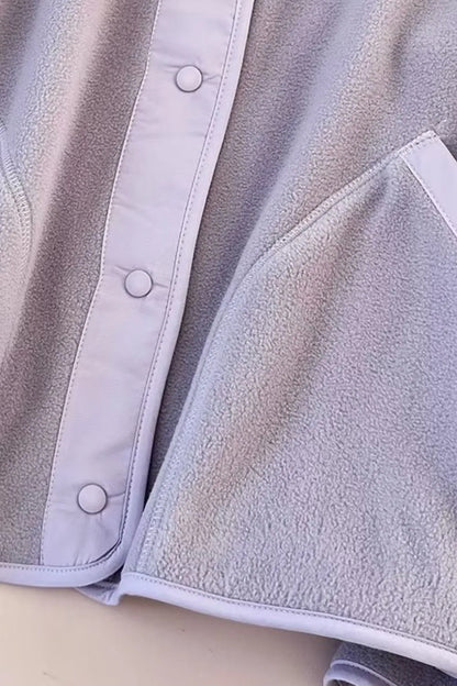 Double Take: Contrast Fleece Jacket